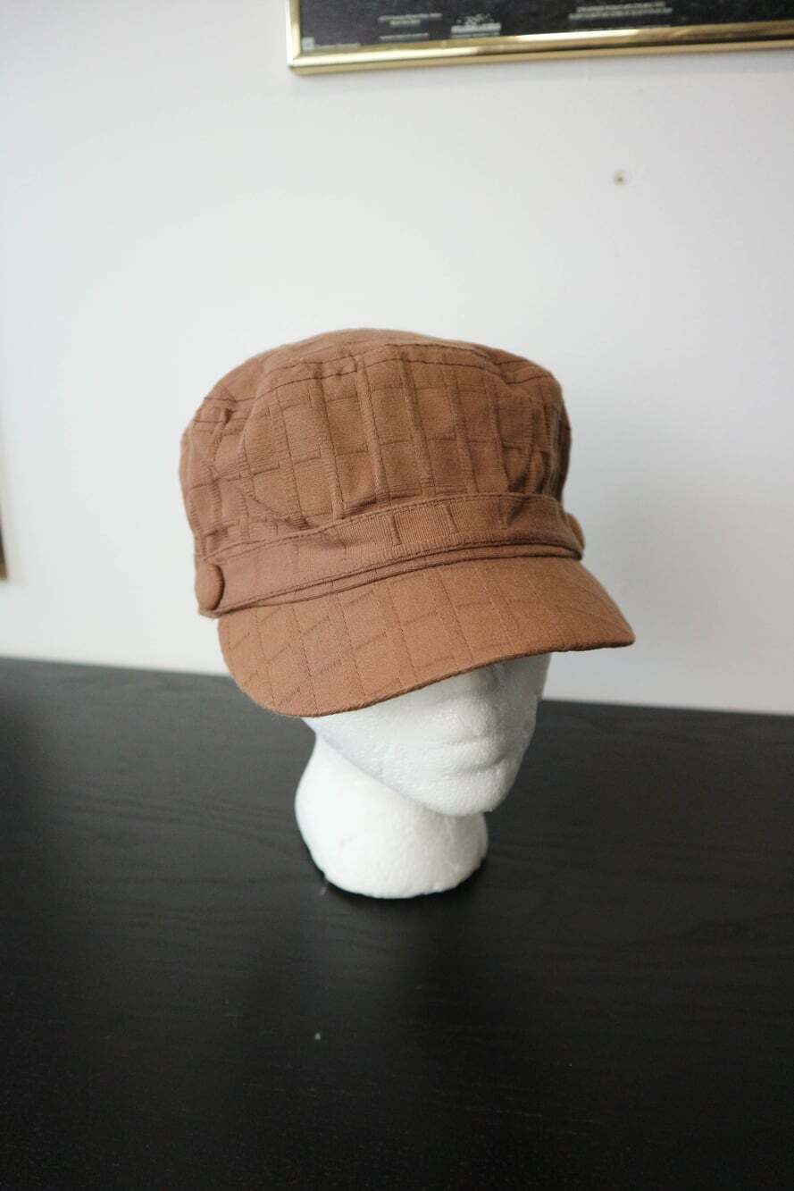 Cadet Style Vintage Pattern Y2K Military Cap - Picture 2 of 6